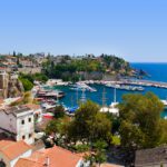 Old town Kaleici in Antalya, Turkey - travel background